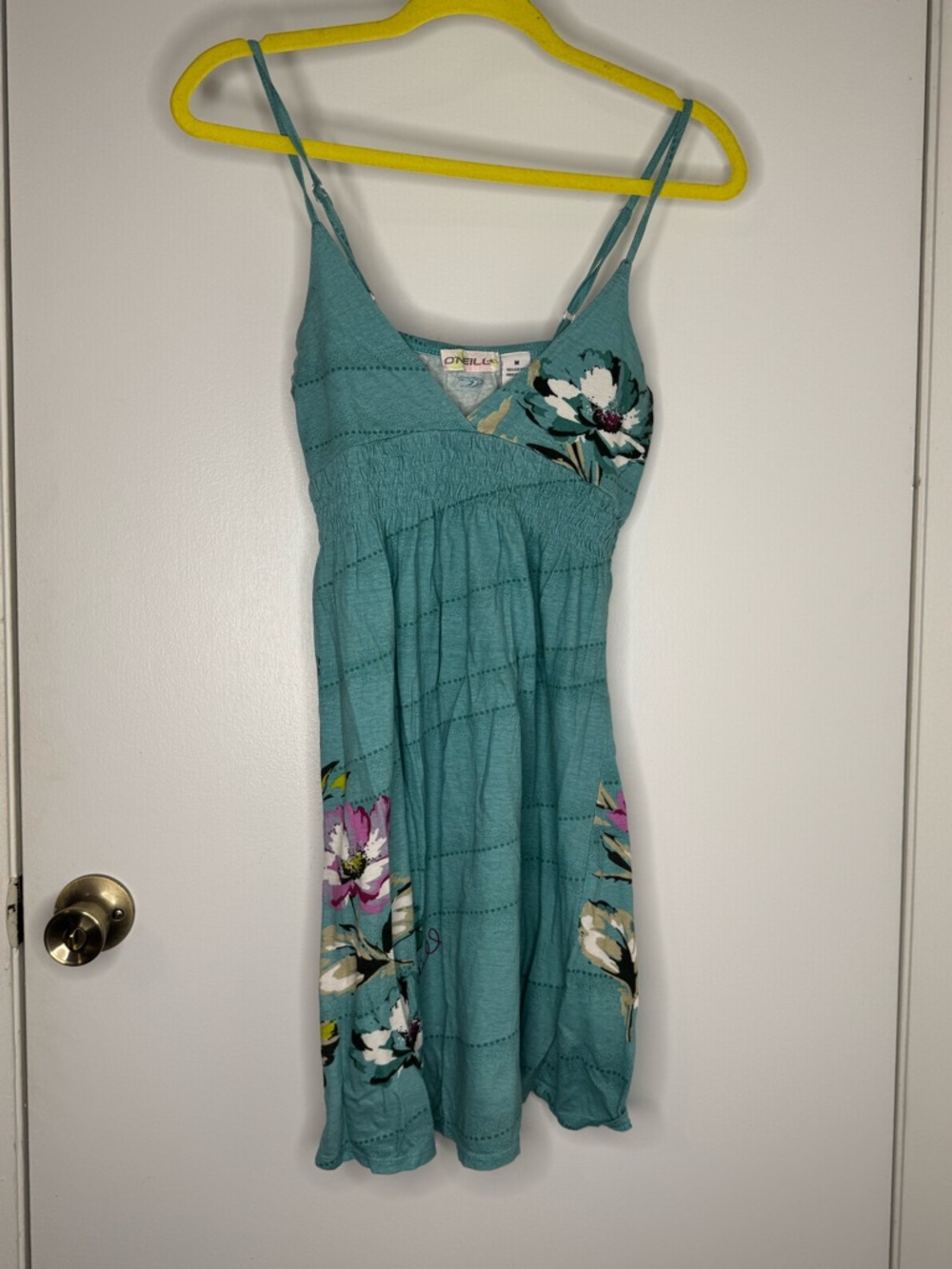 4/$10 O'Neill Turquoise Mini Floral Sundress